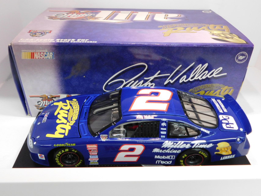 Rusty Wallace 1/24 #2 Miller Time Machine / Adventures of Rusty